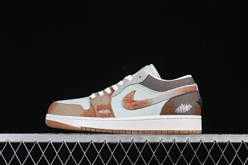 All categories Air Jordan Jordan series basketball shoes Air Jordan 1 Low Air Jordan 1 Low SE "Multi-Color Distressed" AJ1 Joe 1 old retro inkjet low-top cultural casual sneakers IM6664-991